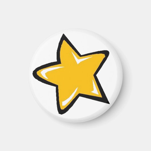 オレンジスター マグネット (正面)