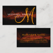 オレンジスチールメタルプロフェッショナル 名刺 (正面/裏面)