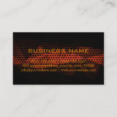 オレンジスチールメタルプロフェッショナル 名刺 (裏面)