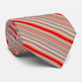 オレンジストライプの色とオレンジ色の垂直テクスチャパターン ネクタイ (ロール)