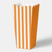 オレンジストライプ色のポップコーンフェイスボックス フェイバーボックス (裏面)