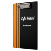 オレンジストライプ色の線が黒 クリップボード (左)