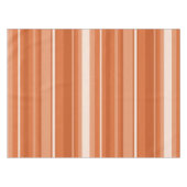 オレンジストライプ色 テーブルクロス (正面(横))