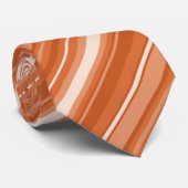 オレンジストライプ色 ネクタイ (ロール)