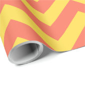オレンジストライプ色 ラッピングペーパー (ロールコーナー)