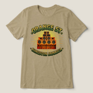 オレンジストリートへのトリビュート キングストン ジャマイカ スターバースト トライブレンドTシャツ