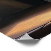 オレンジスナップドラゴンフラワーズアートプリントポスター ポスター (角)