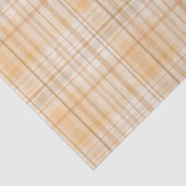 オレンジスパイスタータンチェック格子模様プリント 薄葉紙 (詳細)