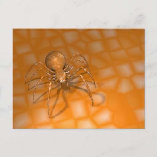 オレンジスパイダー ポストカード (正面)