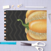 オレンジスパークルパンプキンハロウィーン誕生日パーティー 薄葉紙 (クラフト)