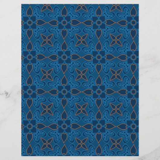 オレンジスペインの色の文房具でマケドニアをタイル (正面)