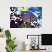 オレンジスポッテッドウサギ ポスター (ホームオフィス)