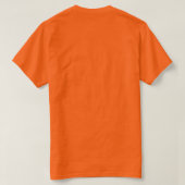 オレンジスマイリーアースTシャツ – グリーンホープ Tシャツ (デザイン裏面)