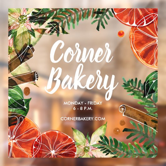 オレンジスライスシナモンスティックショップ ウィンドウサイン (シート2)