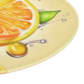 オレンジスライススプラッシュ カッティングボード (角)