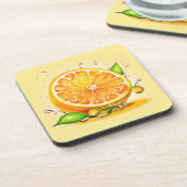 オレンジスライススプラッシュ コースター (左側)