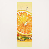 オレンジスライススプラッシュ ヨガマット (正面)
