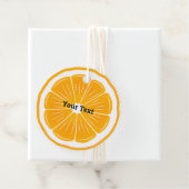オレンジスライスデザイン優先カードメッセージカード フェイバータグ (インサイチュ)