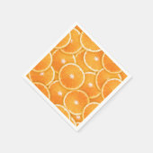 オレンジスライスデジタルモンタージュ スタンダードカクテルナプキン (角)