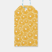 オレンジスライスパターンデザイン ギフトタグ (裏面)