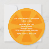 オレンジスライス夏バースデーパーティ招待状 招待状 (裏面)