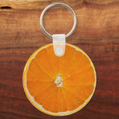 オレンジスライス水彩 – キーチェーン (正面)