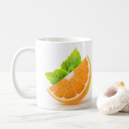 オレンジスライス コーヒーマグカップ