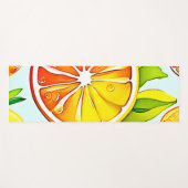 オレンジスライス：シトラスアート ヨガマット (正面(横))
