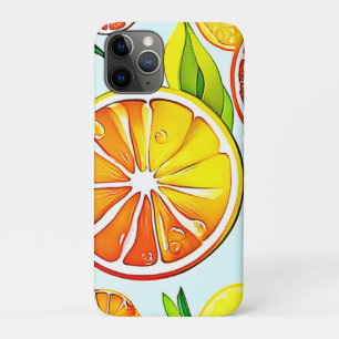 オレンジスライス:シトラスアート iPhone 11 PROケース