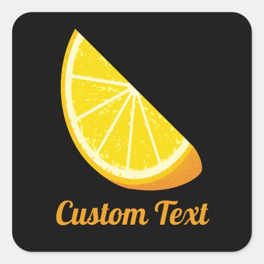 オレンジスライス スクエアシール (正面)