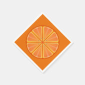 オレンジスライス スタンダードカクテルナプキン (角)