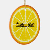 オレンジスライス セラミックオーナメント (右)