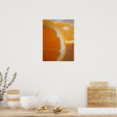 オレンジスライス ポスター (キッチン)