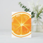 オレンジスライス ポストカード (スタンド正面)