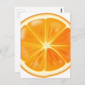 オレンジスライス ポストカード (正面/裏面)