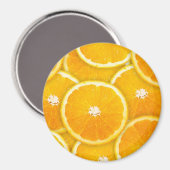 オレンジスライス マグネット (正面/裏面)