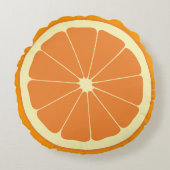 オレンジスライス ラウンドクッション (正面)