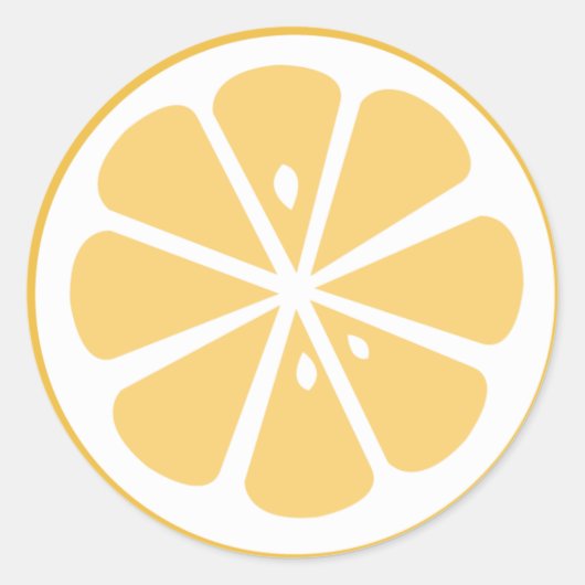 オレンジスライス ラウンドシール (正面)