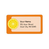 オレンジスライス ラベル (正面)