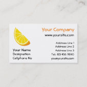 オレンジスライス 名刺 (正面)