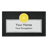 オレンジスライス 名札 (正面)