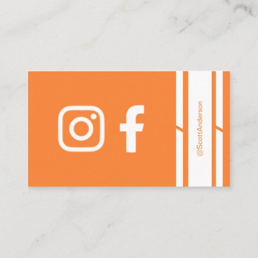 オレンジソーシャルモダンメディア 名刺 (裏面)