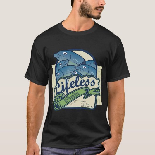 オレンジソーダの死んだ魚 Tシャツ (正面)