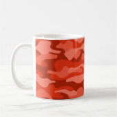 オレンジソーダモノカラー迷彩柄 コーヒーマグカップ (左)