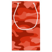 オレンジソーダモノカラー迷彩柄 スモールペーパーバッグ (裏面)