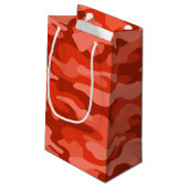 オレンジソーダモノカラー迷彩柄 スモールペーパーバッグ (裏面アングル)