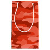 オレンジソーダモノカラー迷彩柄 スモールペーパーバッグ (正面)