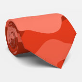 オレンジソーダモノカラー迷彩柄 ネクタイ (ロール)