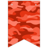 オレンジソーダモノカラー迷彩柄 バンティングフラッグ (第2の旗)