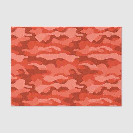 オレンジソーダモノカラー迷彩柄 薄葉紙 (正面)